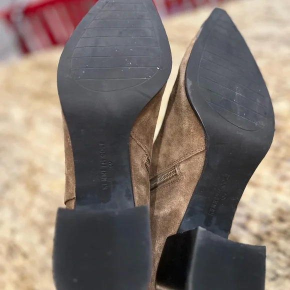 Kenneth Cole New York, Roanne, Tan/Brown, Suede Booties - Picture 8 of 8